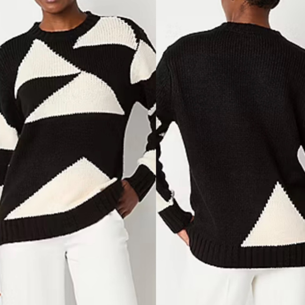 Worthington Geo pattern Sweater - Picture 3 of 11